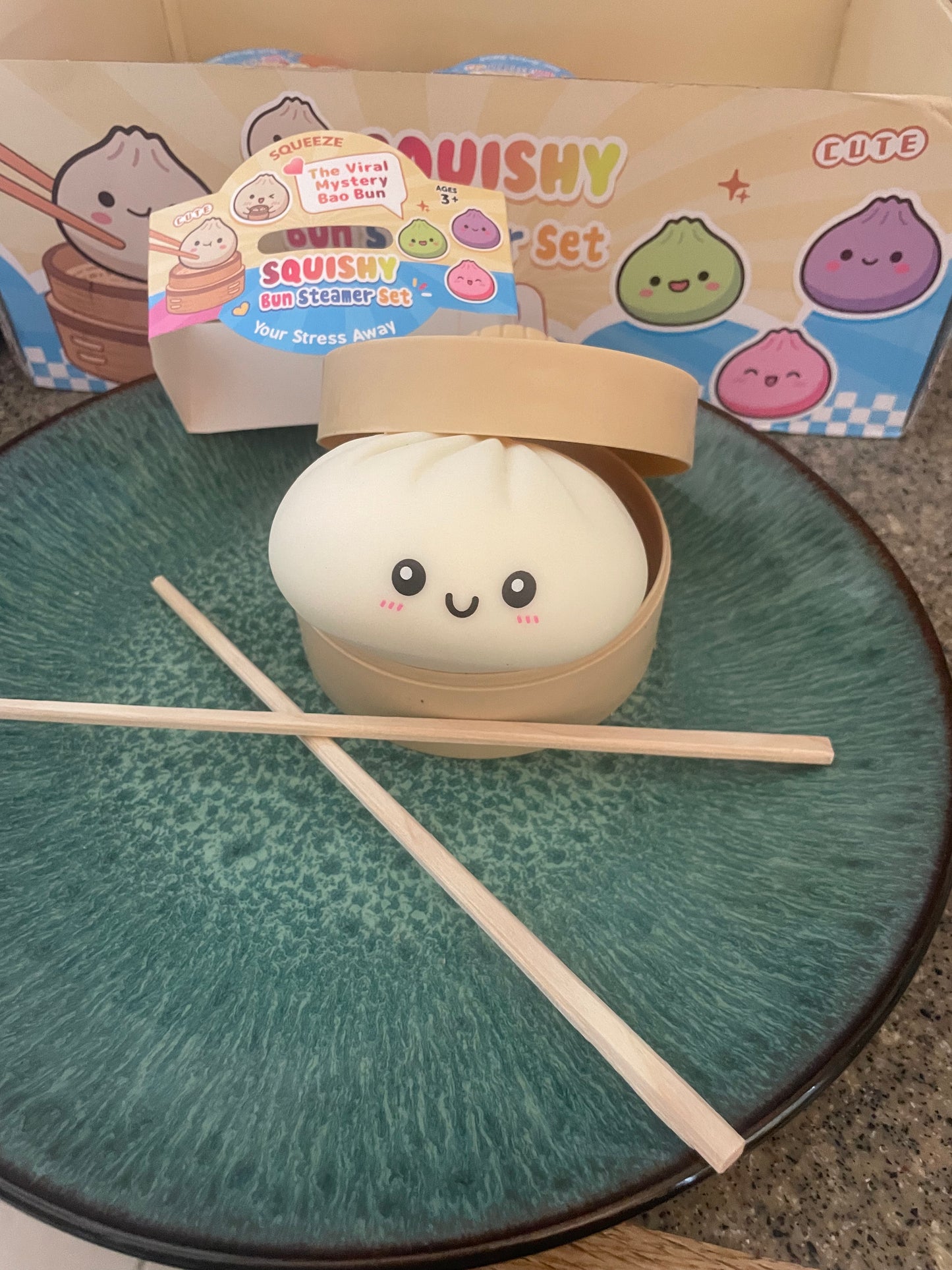 Dumpling Squishy stress relieving toy